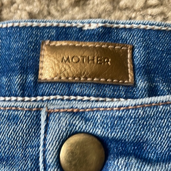 MOTHER The Snap Down Mini Skirt in
Heart of Glass - Picture 4 of 10